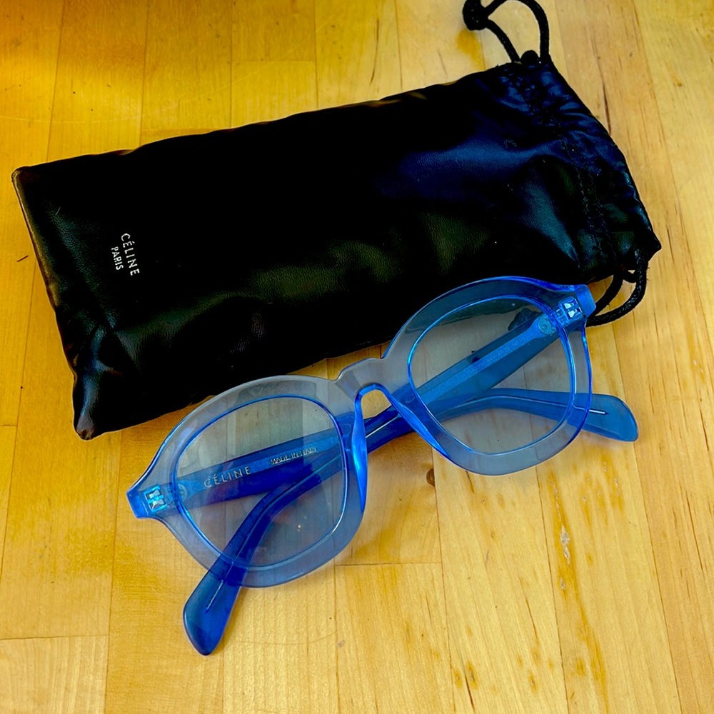 Brand new Celine blue sunglasses  with case